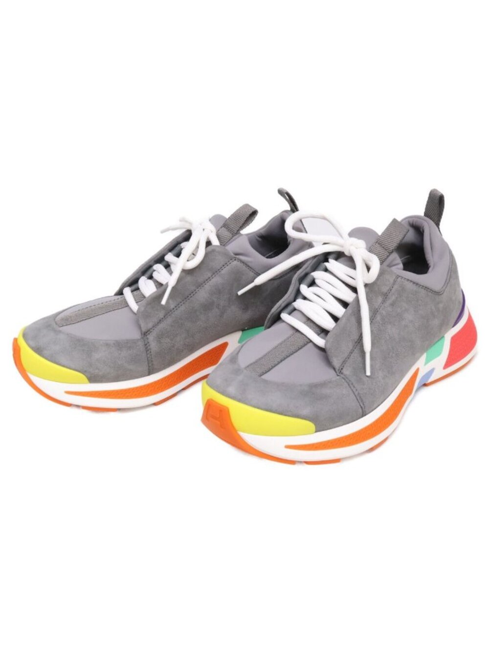 Hermes Just Chevre Velours Jersey Sneakers